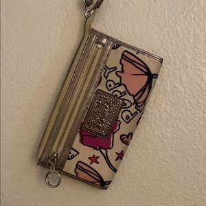 Stylish Pink and Tan Women's Wallet